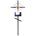 Крест на могилу металлический стандарт &amp;quot;Православный&amp;quot;
