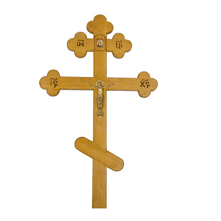 Крест на могилу дубовый &quot;Элит&quot; 220 православный